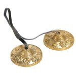 Cymbales tingsha tibétaines, cloches de méditation en laiton sanskrit Cymbales tingsha tibétaines, cloches de méditation en laiton sanskrit