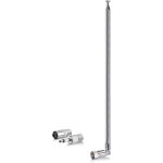 Dab fm radio antenna telescopic antenna hifi indoor 115 cm 75 ohm compatible with portable radio tuner ... Dab fm radio antenna telescopic antenna hifi indoor 115 cm 75 ohm compatible with portable radio tuner ...