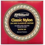 Daddario ej27n jeu de cordes pour guitare classique 3 / 4 Daddario ej27n jeu de cordes pour guitare classique 3 / 4