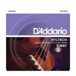 Daddario ej88c nyltech jeu de cordes pour ukulele de concert