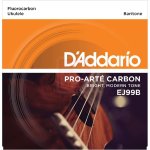 Daddario ej99b pro arte carbon jeu de cordes pour ukulele baryton