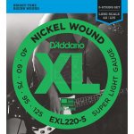 Daddario exl 220 - 5 jeu de cordes pour basse electrique 5 cordes