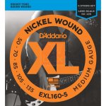 Daddario exl160 - 5 jeu de cordes pour guitare basse electrique 5 cordes