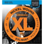 Daddario exl160bt balanced tension jeu de cordes guitare basse el.