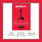 Daddario j1010 prelude cello 4 / 4 medium jeu de cordes pour violoncelle