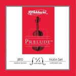 Daddario j810 prelude violin 4 / 4 medium jeu de cordes pour violon