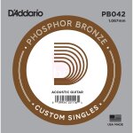 Daddario pb042 corde . 042 pour guitare folk