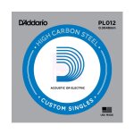 Daddario pl012 corde . 012 de guitare electrique & folk