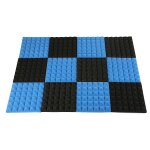 Dalles de mousse acoustique au charbon de bois, panneaux de mousse acoustique, rembourrage acoustique ...