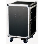 Dap roadie case 12u - noir - flight case sono - pour rack - en bois - couleur noire