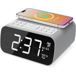 Darwin radio et radio - réveil avec chargement sans fil réveil matin avec thermomètre haut - parleurs ... Darwin radio et radio - réveil avec chargement sans fil réveil matin avec thermomètre haut - parleurs ...
