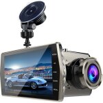 Dashcam full hd 1080p 4 pouces cam�ra voiture grand angle 170 degr�s + sd 32go yonis