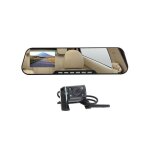 Dashcam rtroviseur camra vision nocturne aide au stationnement camra de recul + sd 16go yonis