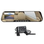 Dashcam rétroviseur caméra vision nocturne aide au stationnement caméra de recul + sd 8go yonis Dashcam rétroviseur caméra vision nocturne aide au stationnement caméra de recul + sd 8go yonis