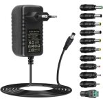 Dc24v 2a chargeur d'adaptateur secteur avec 11 dc plugs ac � dc 24v 2amp 1. 5a 1a transformateur de conversion ...