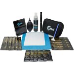 Dcamera sensor and lens cleaning kit: full frame cleaning brushes, cleaner, air blower, microfibre cloth, ...