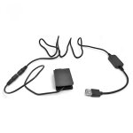 Dcc8 coupleur cc dmw - blc12 fausse batterie avec c�ble usb pour panasonic dmc - fz1000 fz2000 fz2500 ...