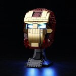 Dda - kit d'clairage led pour lego - 76165 super heroes casque d'iron man modle de blocs de construction ...