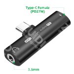 Dcodeur numrique pd27w 2 en 1 usb type - c vers usb c / 3. 5mm, convertisseur aux casque audio dac ...