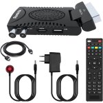 D�codeur tnt hd 2025 - dvb - t2 h. 265 hevc fta full hd pvr, usb, hdmi, scart, tuner tv num�rique terrestre, ...