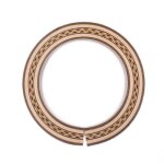 Dcoration d'incrustation de guitare acoustique classique, en bois, cercle de son, rosette