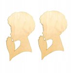 Modèle de découpe en bois en forme de tête de femme, cadeau pour la fête des mères e Modèle de découpe en bois en forme de tête de femme, cadeau pour la fête des mères e