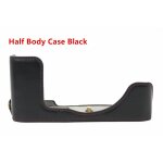 Demi - coque en cuir pu pour appareil photo nikon z fc zfc, avec objectif 16 - 50mm ou 28mm - type black ... Demi - coque en cuir pu pour appareil photo nikon z fc zfc, avec objectif 16 - 50mm ou 28mm - type black ...