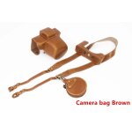 Demi - coque en cuir pu pour appareil photo nikon z fc zfc, avec objectif 16 - 50mm ou 28mm - type brown ... Demi - coque en cuir pu pour appareil photo nikon z fc zfc, avec objectif 16 - 50mm ou 28mm - type brown ...