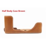 Demi - coque en cuir pu pour appareil photo nikon z fc zfc, avec objectif 16 - 50mm ou 28mm - type brown ... Demi - coque en cuir pu pour appareil photo nikon z fc zfc, avec objectif 16 - 50mm ou 28mm - type brown ...