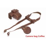Demi - coque en cuir pu pour appareil photo nikon z fc zfc, avec objectif 16 - 50mm ou 28mm - type coffee ... Demi - coque en cuir pu pour appareil photo nikon z fc zfc, avec objectif 16 - 50mm ou 28mm - type coffee ...