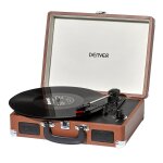 Denver vpl - 120 platine tourne - disque - marron