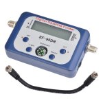 D�tecteur de satellite, compteur de satellite � �cran lcd num�rique, installation entre plat satellite ...