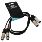 Devine mic1002 / 1. 5 c�ble micro 2x xlr femelle - 2x xlr m�le 1, 5 m�tre