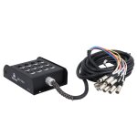 Devine snc - 10 - 8 - 4 stagesnake c�ble multipaire 8 entr�es / 4sorties xlr - 10 m