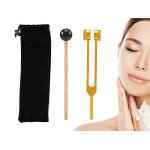 Diapason 128 hz avec marteau et etui de rangement