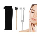 Diapason 128 hz avec marteau r�flexe et etui de rangement