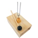 Diapason 512hz avec rsonateur en bois pour la thrapie par le son, le yoga, la mditation et la relaxation ...