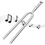 Diapason, standard a 440 hz accordeur de guitare, diapason pour piano, diapason en acier inoxydable a440 ...