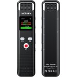 Dictaphone 128 go avec reconnaissance vocale, 1536 kbps avec lecteur mp3, qualit sonore hd, rduction ...