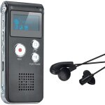 Dictaphone enregistreur num�rique portable enregistreur vocal 8gb enregistreur audio lecteur mp3 dictaphone ...