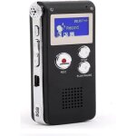 Dictaphone - monodeal - enregistreur numrique - 8 go - rechargeable - portable