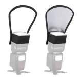 Diffuseur de flash universel 2 en 1, softbox, flash photo, lumire, argent, rflecteur blanc, accessoires ...