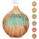 Diffuseur d'huiles essentielles 180 ml, usb, diffuseur de parfum ultrasonique pour aromath�rapie, humidificate ...