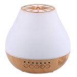 Diffuseur d'huile essentielle avec humidificateur et haut parleur bluetooth, brumisateur ultrasonique ...