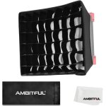 Diffuseur de lumière vidéo led 35, 5 cm x 29, 5 cm - avec grille nid d'abeille pour panneau led Diffuseur de lumière vidéo led 35, 5 cm x 29, 5 cm - avec grille nid d'abeille pour panneau led