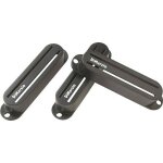 Dimarzio dm2002bk - capot pour simple bobinage double lame - noir - micro guitare electrique