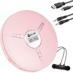 Discman ¿ lecteur cd portable avec batterie intgre + ecouteurs fusion - mini walkman cd, baladeur ...