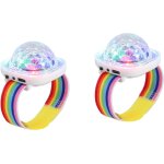 Disco ball lights, lot de 2 mini lampes portables led de nuit, stroboscope, bracelet usb, charge vocale, ... Disco ball lights, lot de 2 mini lampes portables led de nuit, stroboscope, bracelet usb, charge vocale, ...