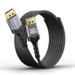 Displayport kabel 14 1m, 32, 4gbps nylon geflecht vergoldete anschlüsse dp, 8k@60hz 4k@144hz 2k@240hz ... Displayport kabel 14 1m, 32, 4gbps nylon geflecht vergoldete anschlüsse dp, 8k@60hz 4k@144hz 2k@240hz ...