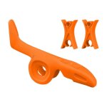 Dispositif de maintien de l'archet de violon correcteur de maintien de l'archet droit orange